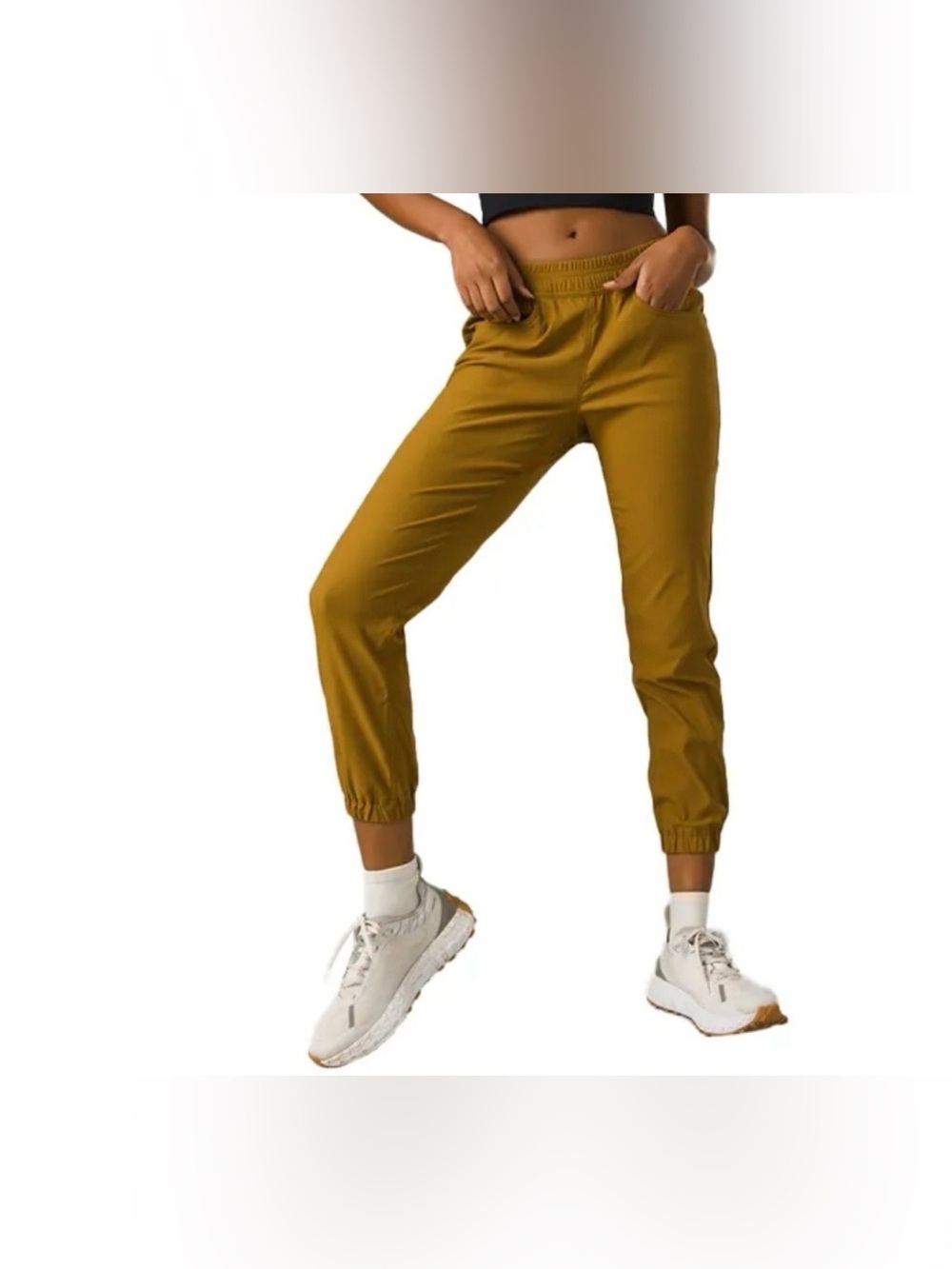 NWT prAna Halle E-Waist Jogger II Antique Bronze Size 8